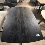 Eetkamertafel Mango deens ovaal 160cm, zwart